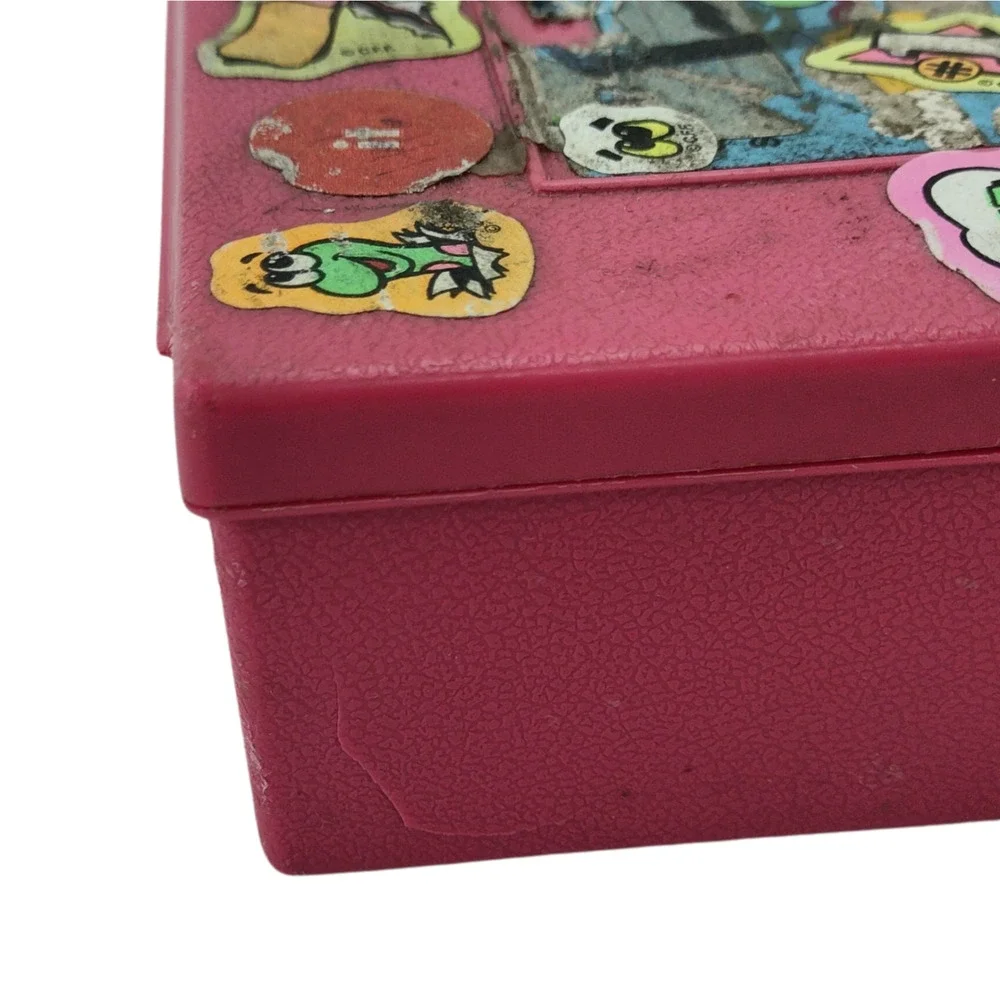 Empire Pencil Corp. Pink Box Y2K Vintage 2000's Plastic Storage Case